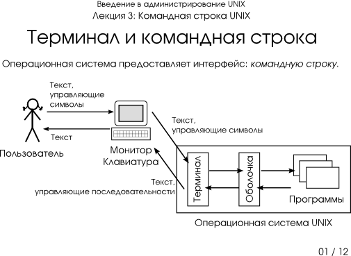 Презентация 3-01: терминал и командная строка